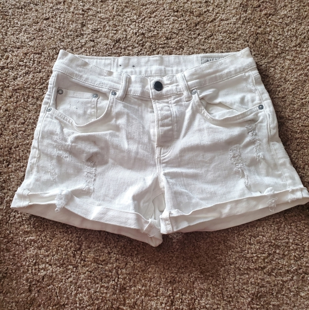 All Saints Rip Shorts Size 26